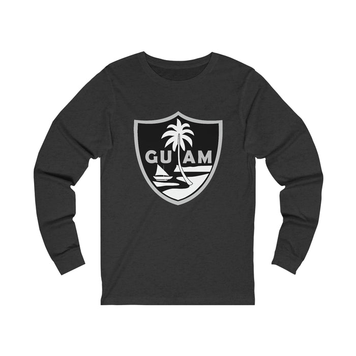 Guam Seal LV Football Shield Long Sleeve - Unisex - Long - sleeve - Leilanis Attic