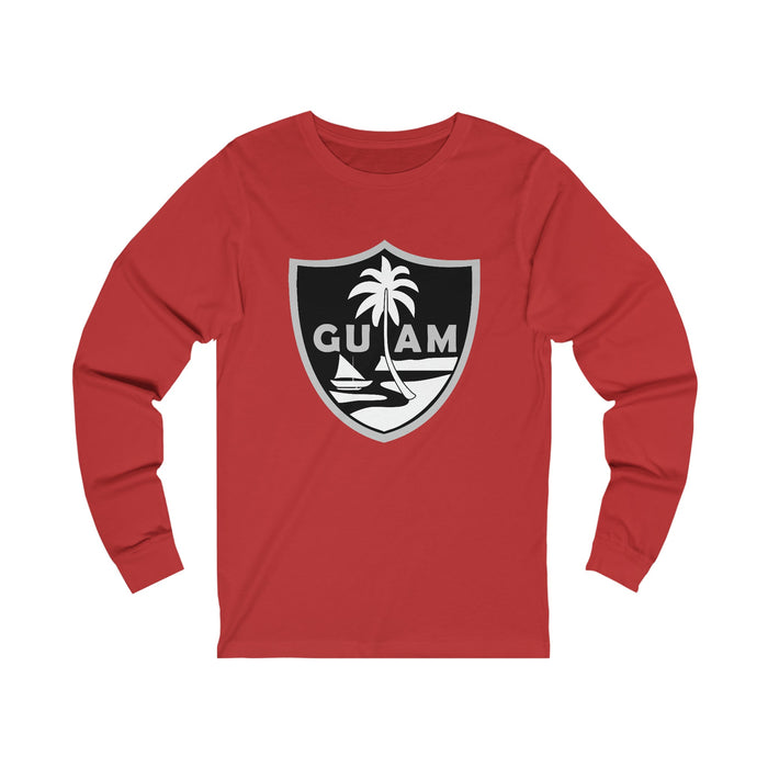 Guam Seal LV Football Shield Long Sleeve - Unisex - Long - sleeve - Leilanis Attic