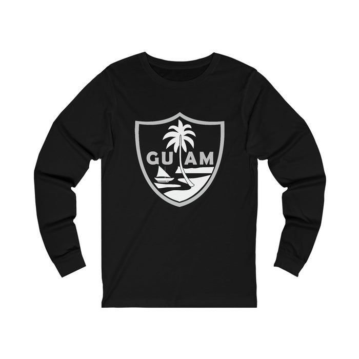 Guam Seal LV Football Shield Long Sleeve - Unisex - Long - sleeve - Leilanis Attic