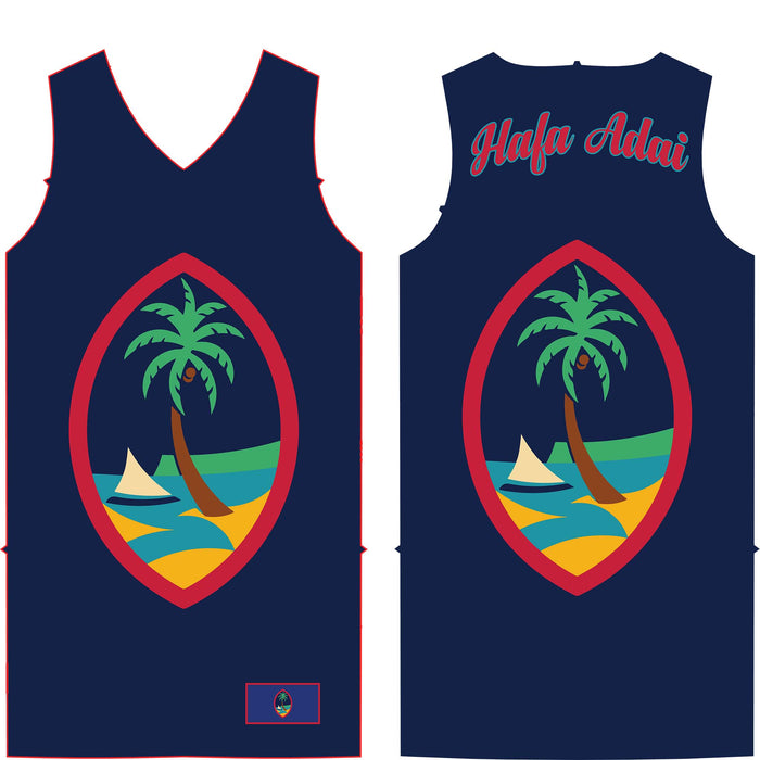 Guam Seal Sublimated Basketball Jersey - Jersey