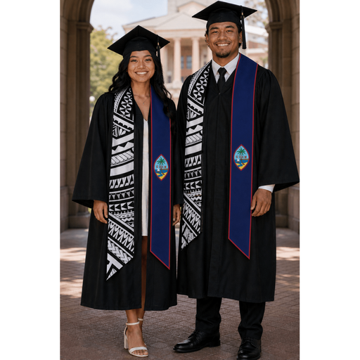 Guam Seal and Tribal Graduation Stole Leilanis Attic