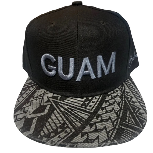 "Da Villages" Guam Tribal Snapback Hat, Baba B Collection (Copy) Leilanis Attic