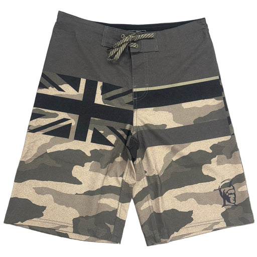 "HI Camo Flag" Board Short Men's 4 Way Stretch - Wailoa Paradise Isle Creations