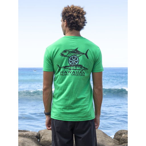 HIC "Fish Stories", Short Sleeve Men's T - shirt - T - Shirt - Mens - Leilanis Attic