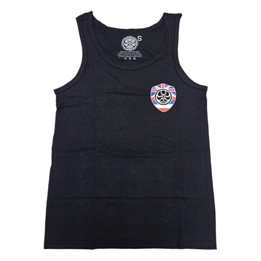 HIC "Flag Shield", Black Tank Top - Tank - Mens