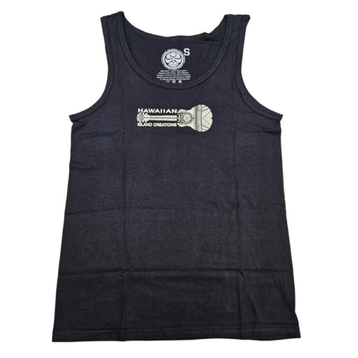 HIC "Hawaiian Soul", Black Tank Top - Tank - Mens