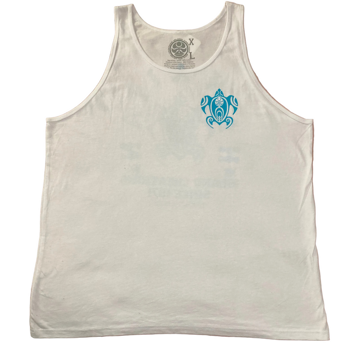 HIC "Tortue Arch", White Men's Tank Top HIC