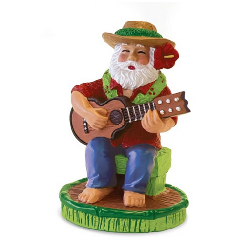 Hand Painted Ornament, Kanikapila Santa Madden