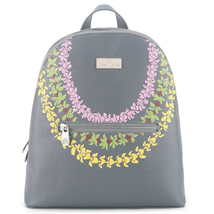 Happy Wahine, Backpack Tiffany Lei Grey Happy Wahine