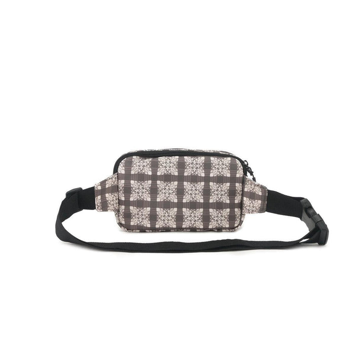 Happy Wahine Belt Bag Kasie, Palaka Brown Happy Wahine