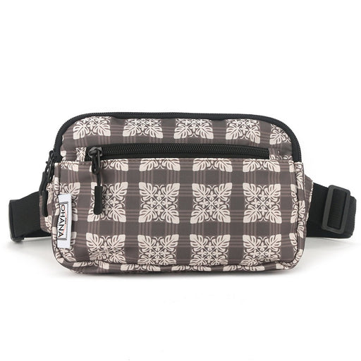 Happy Wahine Belt Bag Kasie, Palaka Brown Happy Wahine