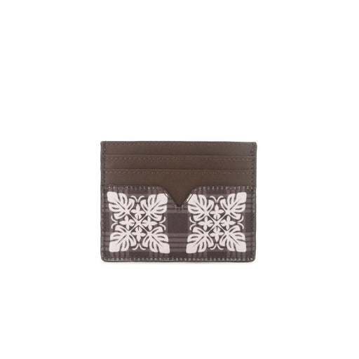 Happy Wahine, Card Case Meilany Ke'olu Quilt Palaka Brown Happy Wahine