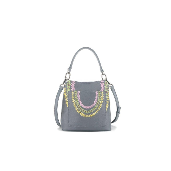 Happy Wahine, Crossbody Abby Lei Grey Happy Wahine