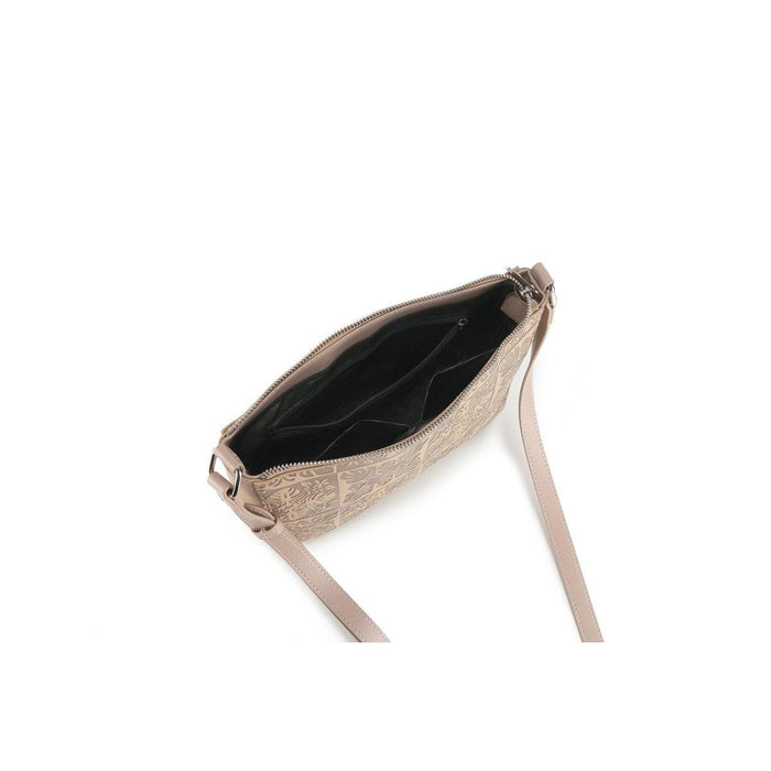 Happy Wahine, Crossbody Brittney Quilt Embossed Beige Happy Wahine