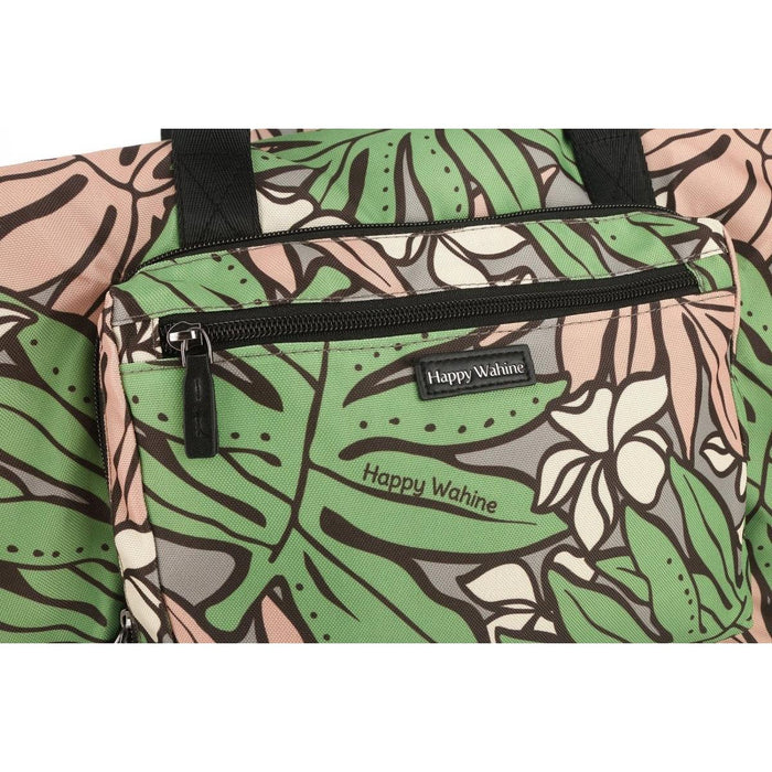 Happy Wahine, Duffle Bag Stephanie Lauae Brown Happy Wahine