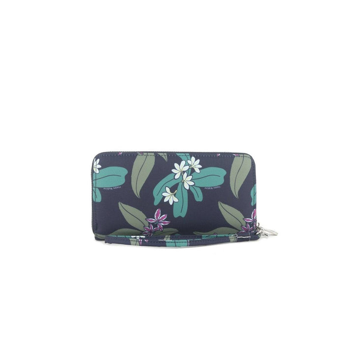 Happy Wahine Kaylee Wallet, Ke'olu Naupaka Navy Happy Wahine