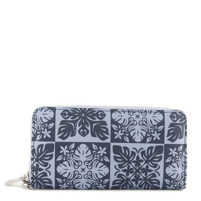Happy Wahine Kaylee Wallet, Ke'olu Quilt Black Happy Wahine