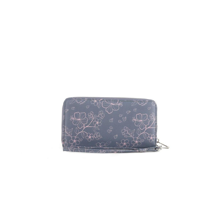 Happy Wahine Kaylee Wallet, Ke'olu Sakura Grey Happy Wahine