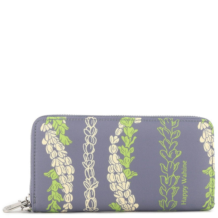 Happy Wahine, Wallet Kaylee Ke'olu Pakalana Grey Happy Wahine