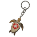 Hawaii Hibiscus Shell Wooden Honu Key Chains - Keychain - Leilanis Attic