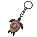 Hawaii Hibiscus Shell Wooden Honu Key Chains - Keychain - Leilanis Attic