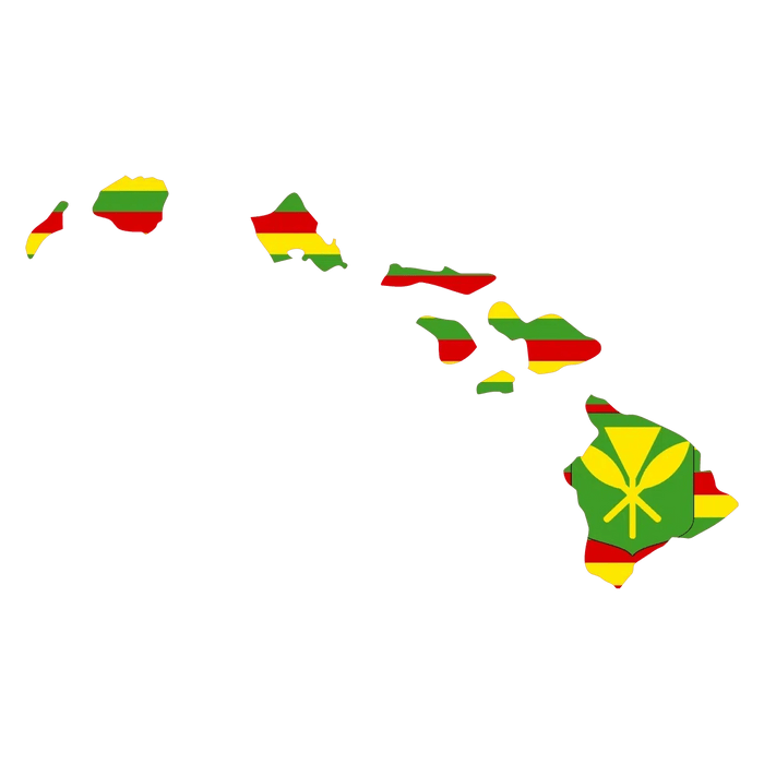 Hawaii Island Chain Sticker - sticker - Leilanis Attic