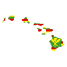 Hawaii Island Chain Sticker - sticker - Leilanis Attic