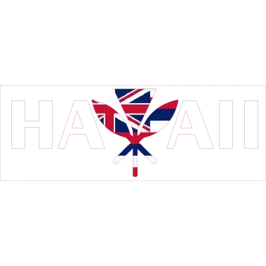Hawaii Kahili Sticker - Sticker