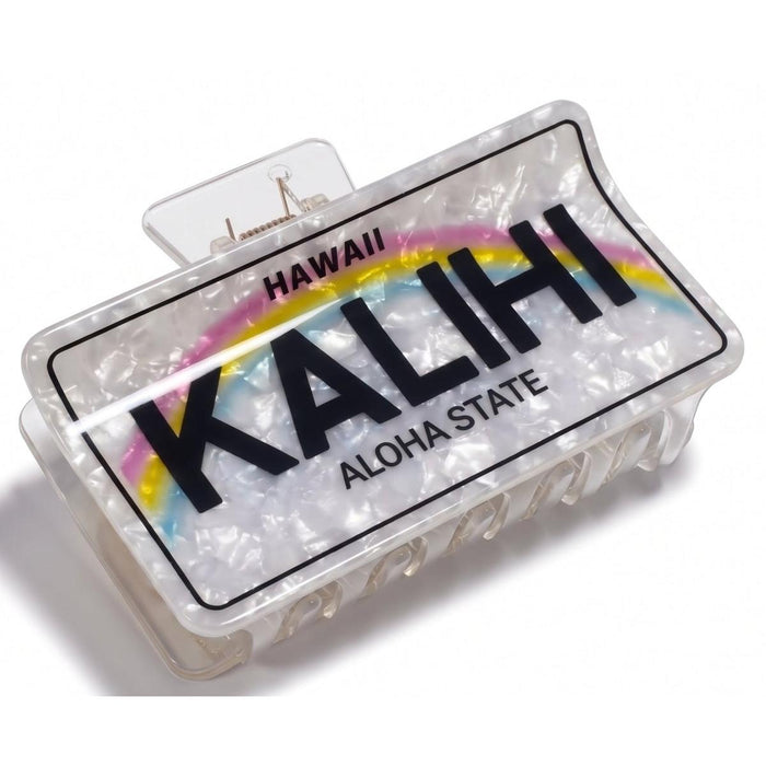Hawaii State License Plate Hair Claw Leilanis Attic