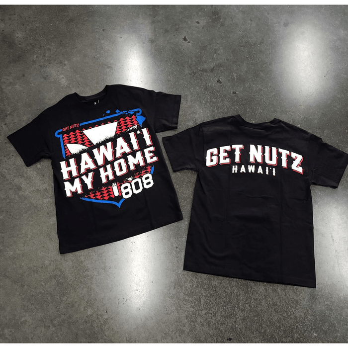 Hawaii is My Home - Get Nutz Men's T-Shirt Get Nutz Hawaii
