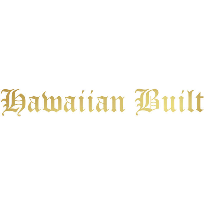 Hawaiian Built Sticker - Sticker
