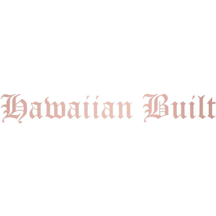 Hawaiian Built Sticker - Sticker