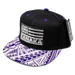 Hawaiian Flag Patch Purple Tribal Snapback - Hat - Leilanis Attic