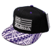 Hawaiian Flag Patch Purple Tribal Snapback - Hat - Leilanis Attic