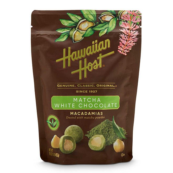 Hawaiian Host, Matcha White Chocolate 16oz - Food