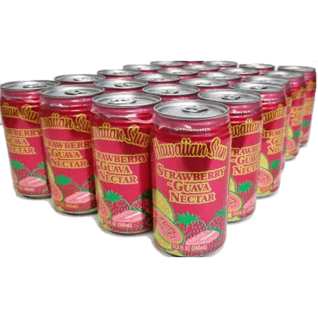 Hawaiian Sun Strawberry Guava Can Juice Drink - Juice