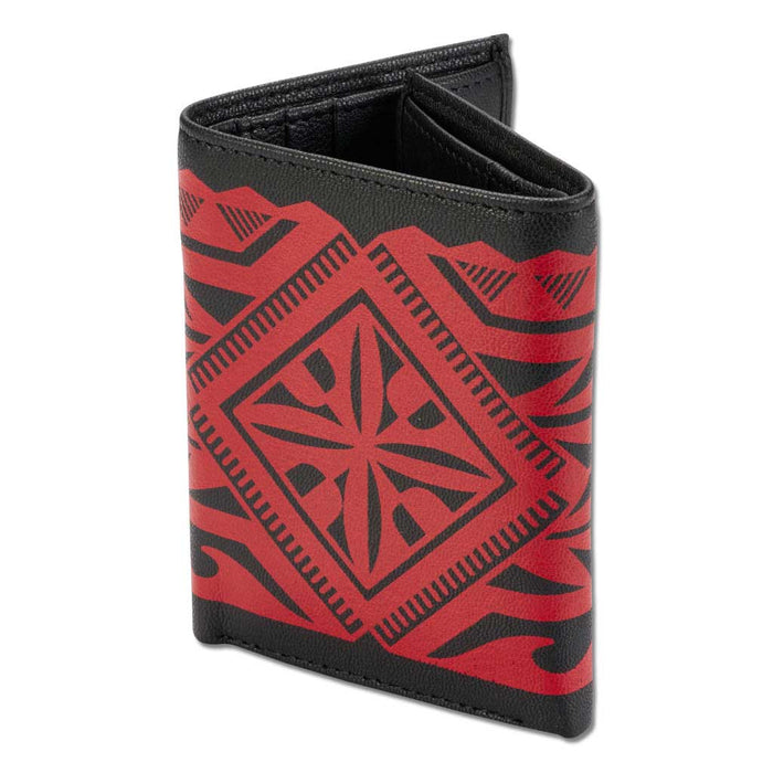 Hawaiian tattoo Trifold Wallet - Art "Maka Ihe" by Keahi Raikes NA KOA