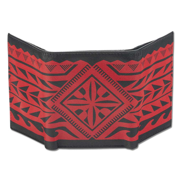 Hawaiian tattoo Trifold Wallet - Art "Maka Ihe" by Keahi Raikes NA KOA