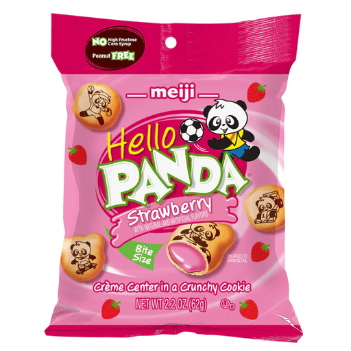 Hello Panda Biscuits with Strawberry Cream 2.2oz-Food-Leilanis Attic