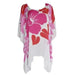 Hibiscus Floral Print Poncho Dress DK Hawaiian Collection