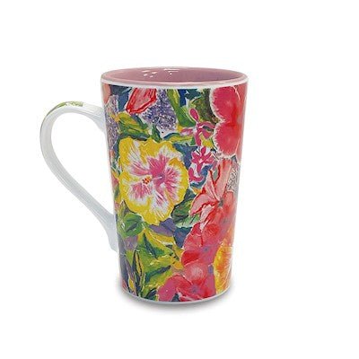 "Hibiscus Impressions" 18oz Mug Madden