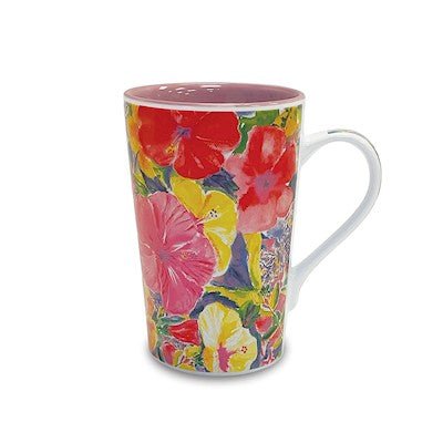 "Hibiscus Impressions" 18oz Mug Madden