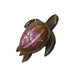 Hibiscus Shell Wooden Honu Magnet DK Hawaiian Collection