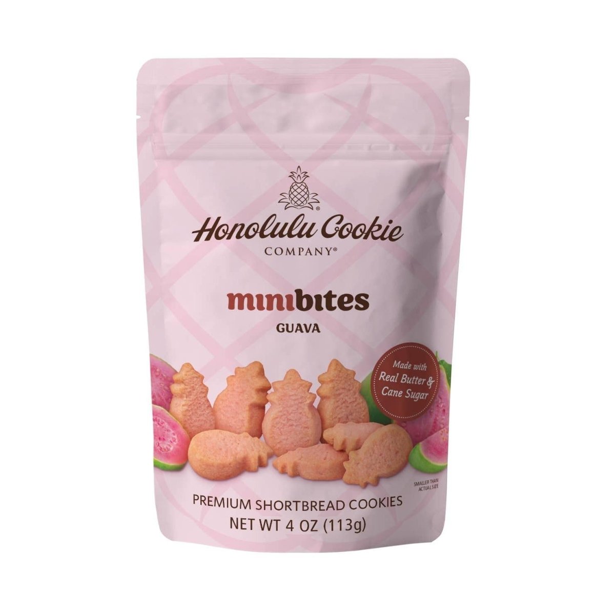 Honolulu Cookie Company Minibites Guava Shortbread Cookies 4oz