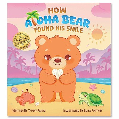 How Aloha Bear Found His Smile, Children's Book Madden