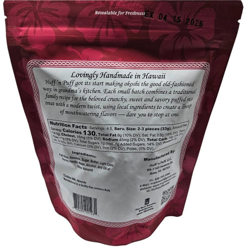 Huff'n Puff Almond Delights - Food - Leilanis Attic