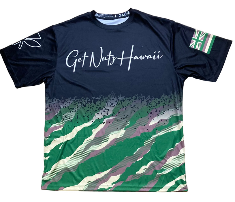 Get Nutz Tiger Camo Fade Sublimated Jersey Get Nutz Hawaii