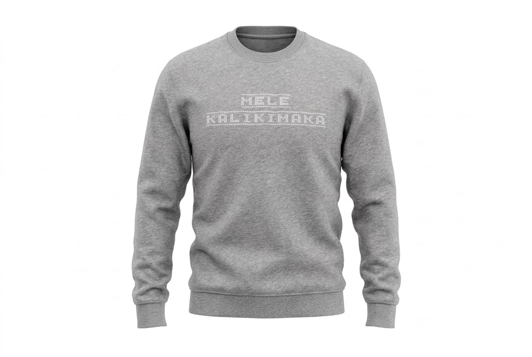 Mele Kalikimaka Crewneck, Green Leilanis Attic