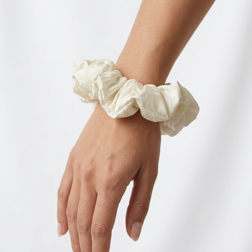 Tribal Scrunchie, White Leilanis Attic