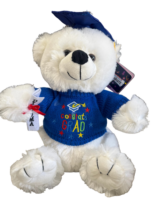 Graduation Teddy Bear, 12" Tall Leilanis Attic